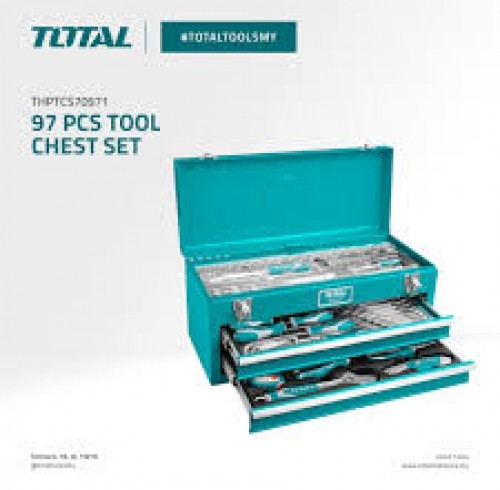 THPTCS70971 Bộ 97 cái công cụ trong hộp đồ nghề TOTAL